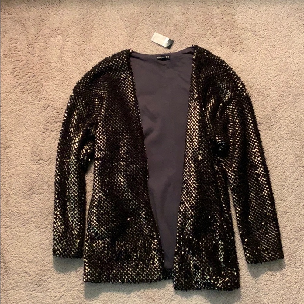 Express - Black & Gold sweater/jacket